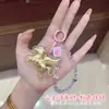 Llave de Oro Puro 999 Caballo Volador Pequeño Princesa Cadena para Teléfono Móvil Colgante Regalo para Novia Cumpleaños