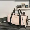 Bolsa de fitness para yoga con compartimentos separados para ropa húmeda y seca, compartimento independiente para zapatos, bolsa de viaje de gran capacidad con asa extensible, bolsa de equipaje de mano