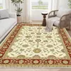 Alfombra Estilo Retro Americano Alfombra de Piso Lavable de Terciopelo para Sala de Estar Persa Sofá Mesa de Café Alfombra de Dormitorio Junto a la Cama Transfronterizo