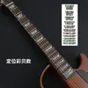 Pegatina para Guitarra Pegatina para Diapasón Patrón Calcomanía para Diapasón Pegatina Tallada Calcomanía para Golpeador de Guitarra Decoración de Guitarra
