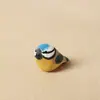 Nuevo Llavero Colgante Pájaro Tallado en Madera Hecho a Mano Lindo Gorrión Decoración para Colgar en Mochila Regalo de Graduación para Estudiantes
