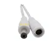 Cable de conexión DC5521 blanco DC macho y hembra cableado Cable de alimentación para tira LED 2 núcleos 5.5*2.1