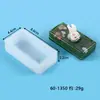 Molde Quadrado e Retangular de Resina de Cristal DIY Cubo de Silicone Enfeites de Joias Feitos à Mão