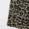 Vestido Feminino Elegante da Moda 2026 Estilo Europeu e Americano Transfronteiriço Z Estampado de Animal Sexy Plissado Atacado 7849400