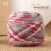 Novelos Grandes de 0,15kg de Fio de Esquilo Atacado Fio de Espessura Média para Tricô à Mão Fio de Crochê Artesanal DIY Fio para Chapéu Fio para Casaco com Fios Brilhantes