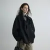 "Sueño Urbano" abrigo de doble cara con textura, doble cara de lana completa, con cinturón, estilo Lem*e, inspirado en celebridades, otoño e invierno