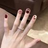 10 peças de olho de gato usando armadura armadura feita à mão armadura pré-fabricada estilo nacional adesivo de nail art armadura pronta removível estilo ins