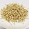Accesorios para Pendientes Chapados en Oro de 14K, Clavos para Oreja Chapados en Plata, Pendientes de Perlas Redondas, Accesorios Versátiles para Pendientes DIY al por Mayor