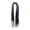 Accesorios para Joyería Cordón de Cera Coreano con Cadena de Cola Collar de Cordón de Cuero Negro Versátil Cordón a Juego Cordón de Cuero Negro Longitud 45 cm Grosor 1.5 mm