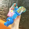 Chaveiro com Garra de Jacaré Telescópica, Pingente Mecânico de Morder com Retração por Pressão, Acessório de Brinquedo Engraçado, Atacado para Comércio Exterior