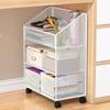 Caja de almacenamiento de oficina, estación de almacenamiento de escritorio, gabinete de almacenamiento de archivos, carrito de almacenamiento de múltiples capas debajo del escritorio
