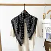 Pañuelo Cuadrado Pequeño de Gama Alta, Pañuelo de Seda Estampado de Moda Estilo Coreano, Pañuelo de Seda de Anacardo para Mujer, Nuevo Pañuelo de Cuello Retro de Primavera y Verano para Mujer