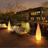Lâmpada led luminosa de gota d'água para exterior, lâmpada solar de jardim, lâmpada guia para acampamento em hotel, lâmpada de gramado, luminária de chão