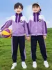 Uniformes Escolares Infantis, Uniformes de Beisebol, Uniformes de Jardim de Infância, Conjuntos de Três Peças para Primavera e Outono, Uniformes Escolares Primários Estilo Britânico, Uniformes Esportivos de Verão