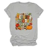 Modo profesor en Amazon eBay estación independiente moda casual retro camiseta de mujer cuello redondo manga corta