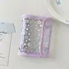 Álbum de Fotos de Folhas Soltas em PVC com Dupla Fivela M5 Álbum de Armazenamento de Fotos Polaroid de Três Polegadas para Estudantes Mini Álbum de Cartões para Caça às Estrelas Diário DIY
