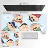 Alfombrilla de Ratón Crayon Shin-Chan de Fábrica, Alfombrilla de Escritorio para Gaming, Antideslizante, Resistente al Desgaste, Borde de Bloqueo de Precisión