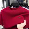 Camiseta Térmica de Moda para Hombres de Mediana Edad, Nuevo Modelo 2026, Suéter Casual de Moda con Cuello Redondo, Venta al por Mayor y Dropshipping
