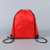 Calça com Bolso de Aba com Cordão de Poliéster Spot Bolsa para Evento de Maratona Publicidade Tecido Oxford Cordão de Puxar Duplo Esportes ao Ar Livre Bolsa de Basquete