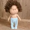 Solo AccesoriosMuñeca Española de Papa Mia de 24 CM con Pantalones Cortos con Adorno de EncajeBody Anti-Manchas Muñeca MIA