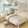 2026 Nuevo Modelo Cama de Estudiante Algodón Puro Estampada Litera para Dormitorio de Estudiantes Juego de Tres o Cuatro Piezas