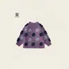 Nuevo suéter de punto estilo coreano 2026 para niñas, colección primavera y otoño, top de moda para niños y bebés, colección de invierno al por mayor