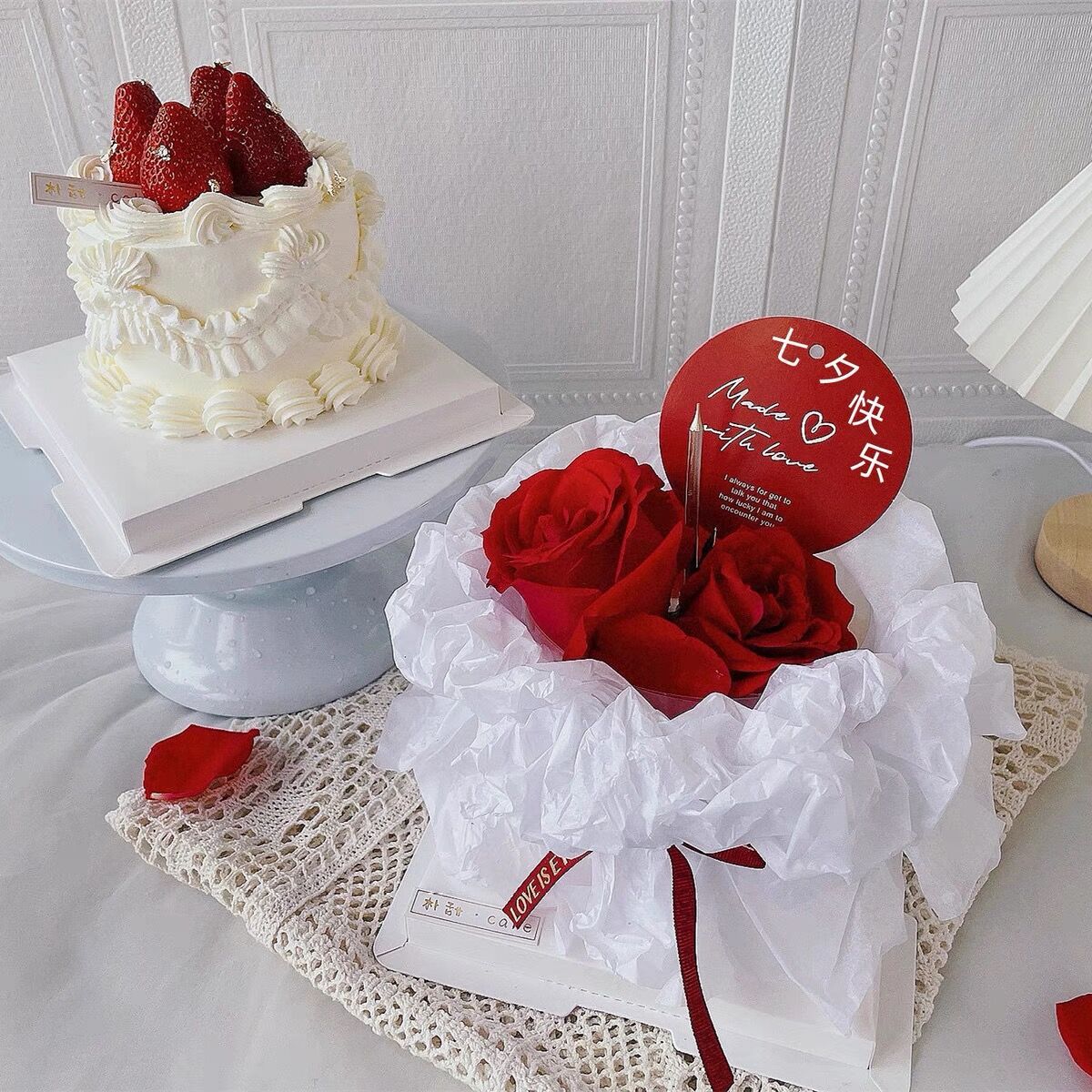 永远爱你浮雕爱心卡片