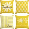 Fundas de Almohada Sencillas y Frescas de Plantas y Flores para Primavera y Verano para Decoración de Ambiente en la Sala de Estar, Sofá, Dormitorio y Cabecera