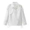Estilo Europeo y Americano Transfronterizo Aliexpress Otoño 2025 Comercio Exterior Ropa de Mujer Zr Nuevo Estilo Gabardina con Cinturón