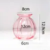Atacado de vasos de vidro soda-cálcica transfronteiriços, potes de vidro para armazenamento, decorações de sala de estar estilo renda de luxo leve, vasos para flores hidropônicas