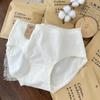 Algodón crudo 7A amigable con la piel ropa interior nude cómoda antibacteriana clase a algodón para bebé 0 fluorescente 0 blanco teñido bragas para mujer 605