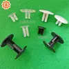 Fivela de Plástico com Dente Invertido para Papelaria Preguinho Fixo de Papelão Fivela de Placa de Escavação Botão de Encaixe de Nylon Preguinho de Fixação da Conta Mãe
