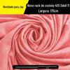 Novo 40s Odair 1 x 1 Costela Suporte Spandex Tecido Algodão Stretch T-shirt Bottoming Camisa Calças Tecido