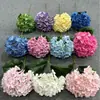 Hortênsia Anna 3D Transfronteiriça 10 Cores Flor Artificial Decoração de Casa Layout de Hotel Conjunto Externo Flor de Pista de Casamento