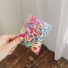 Elásticos de Cabelo Infantil Que Não Danificam o Cabelo, Elásticos de Cabelo de 2cm, Elásticos de Cabelo para Bebê, 50 Peças, para Meninas, Alta Elasticidade, Elásticos de Toalha, Sem Marcas