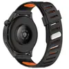 Nuevo Modelo del Fabricante Adecuado para Huawei, Samsung, Garmin, Gaochi, Suunto, Huami Correa de Reloj de Silicona con Hebilla Bicolor y Agujero Inclinado de 22 mm