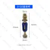 Conector Tres en Uno para Muebles, Especial para 12 Tableros, Hebilla de Bloqueo Alta de 9.5, Rueda Excéntrica, Varilla de Instalación Rápida para Armario