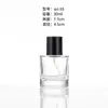 Frasco Borrifador de Perfume Cilíndrico com Tampa de Baioneta Vidro Transparente Frasco Cosmético Simples e Portátil 30ml Frasco Borrifador de Fragrância