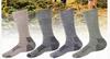 Calcetines Gruesos Cálidos de Lana Merino, Calcetines de Media Pantorrilla, Antideslizantes, Antiolor, con Bucle de Felpa para Deportes al Aire Libre, Senderismo y Esquí, Personalizables