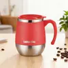 Taza de café de acero inoxidable con aislamiento al vacío de 16.91 oz con tapa, taza térmica de doble pared para bebidas calientes y frías - Regalo ideal para uso en casa, actividades al aire libre, camping, cumpleaños, vacaciones (Acción de Gracias, Navidad), Víspera de Todos los Santos