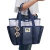 Bolsa de praia grande em malha respirável para guardar roupas de banho, maiôs, toalhas e brinquedos. Ideal para viagens e passeios.