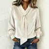 Ropa Femenina Transfronteriza Europea y Americana Otoño/Invierno 2026 Nuevo Terciopelo Diseño de Moda Sentido Cinta Top Femenino Camiseta de Color Sólido