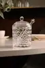 Pote de Mel de Vidro com Pinça Favo 270ml - Lyor