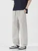 Ropa para Hombre / Primavera y Otoño Estilo Americano Exterior Holgados Versátiles Casuales Pantalones de Hombre Modernos Pierna Ancha Longitud 9/10 Pantalones Largos para Hombre