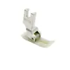 Máquina de coser plana computarizada Conejo Dorado, pie prensatelas universal MT-18 de plástico de teflón, pie prensatelas de Oxford, grado A blanco, resistente al desgaste, para confección de prendas