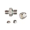 Venta Caliente Transfronteriza Acero Inoxidable Ss316 Tubería Imperial Junta de Anillo O de Rosca Externa Doble Férula Marca Roke