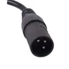 Cable de alimentación para cargador de vehículo eléctrico Yadea Aima, cable de entrada de dos clavijas con marca de orificio en T
