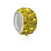 Cuentas de Venta Caliente Transfronterizas con Agujero Grande y Pedrería, Cuentas Sueltas para Pulseras, Collares, Tobilleras, Joyería, Accesorios para el Cabello de Niños DIY, Venta al por Mayor