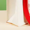 Bolsas de lona laminada personalizadas con logo y cinta, bolsas de compras publicitarias de alta gama, bolsas tridimensionales de mano