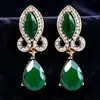 Pendientes de Resina Retro Europeos y Americanos con Forma de Lágrima e Incrustaciones de Diamantes, Joyería Disponible en Aliexpress